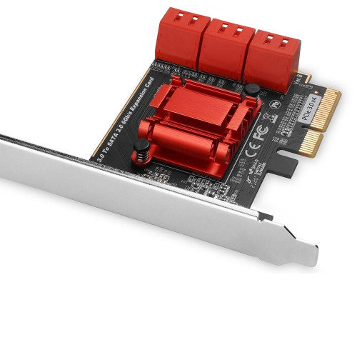 AXAGON PCES-SA6 Kontroler PCIe 6x wewn.-10977772