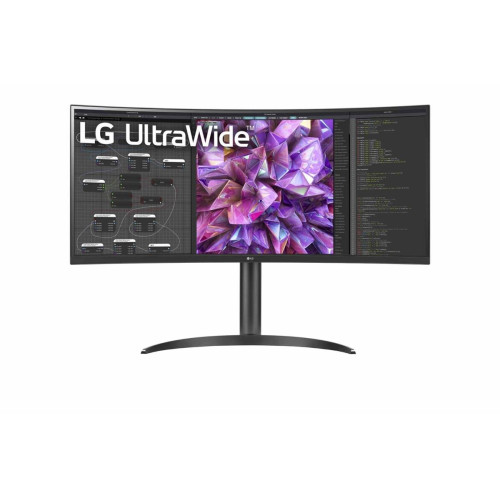 Zakrzywiony monitor LG 34WQ75C-B 34" IPS QHD 21:9 5 ms 300 cd/m2 Czarny 60 Hz ilość portów HDMI 2