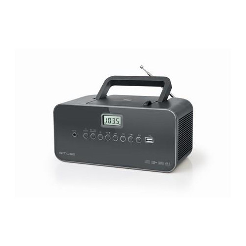 Muza | M-28DG | Przenośne radio | Wejście AUX | Szary
