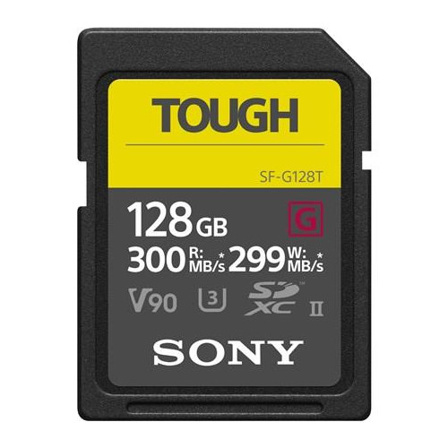 Sony | Wytrzymała karta pamięci | UHS-II | 128 GB | Złącze SDXC | Pamięć flash klasy 10
