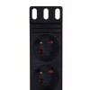 Listwa zasilająca A-LAN PZ081U (8 x UTE; 16 A (3680 W); 1,8m; kolor czarny)-11030671