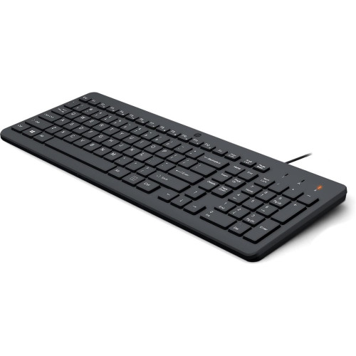 Klawiatura HP 150 Wired Keyboard przewodowa czarna 664R5AA-11001091