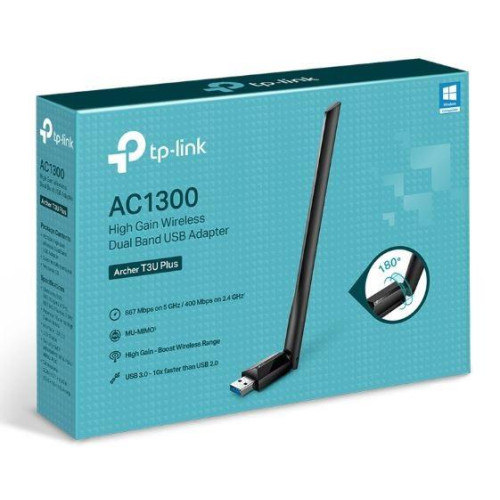 Karta sieciowa Archer T3U Plus USB AC1300 -1100681