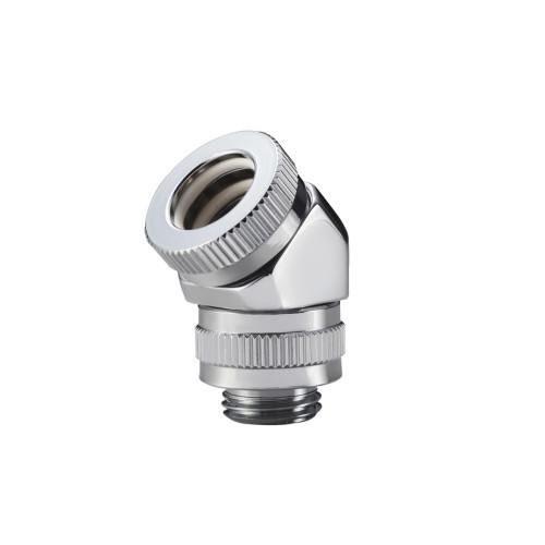 PHANTEKS Obrotowa Twarda Złączka Rurowa 12mm 45 Stopni G1/4 - chromowana, obrotowa-11009470