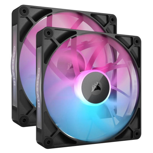 Corsair iCUE LINK RX140 RGB Series, PWM Fan 2 Pack - 140mm, czarny-11009715