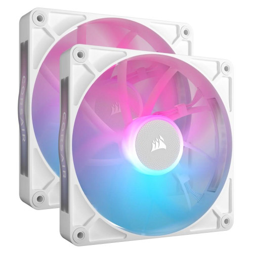 Corsair iCUE LINK RX140 RGB Series, PWM Fan 2 Pack - 140mm, biały-11009744