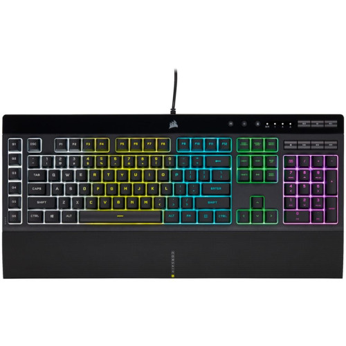 Klawiatura Gamingowa Corsair K55 RGB PRO, RGB LED - Czarna