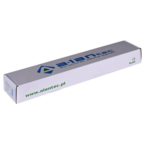 Listwa zasilająca A-LAN PZ081U (8 x UTE; 16 A (3680 W); 1,8m; kolor czarny)-11030672