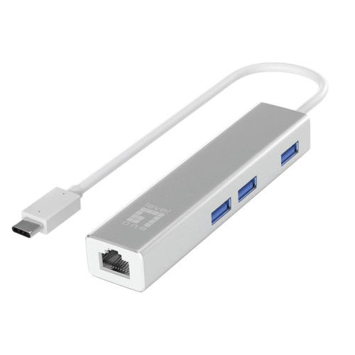 Adapter LevelOne USB-C -> Gbps LAN + koncentrator USB3.0-11051325