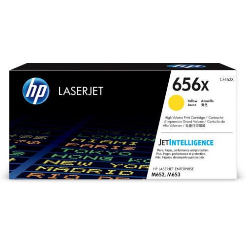 HP 656X oryginalny wkład LaserJet z żółtym tonerem o dużej pojemności-11054432