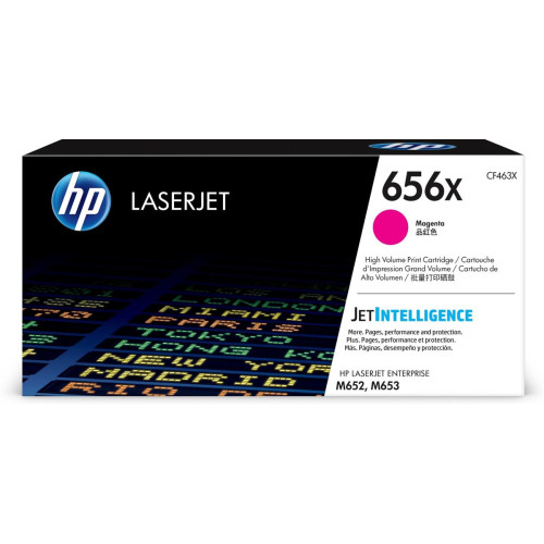 HP 656X oryginalny wkład LaserJet z purpurowym tonerem o dużej pojemności-11054464
