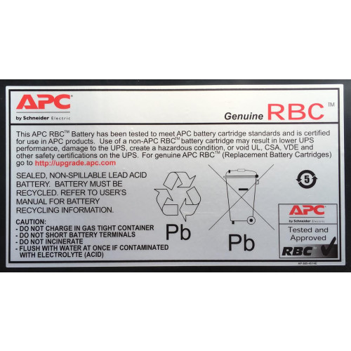 APC Replacement Battery Cartridge #33-11057293
