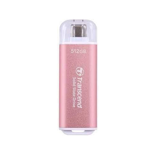 SSD USB-C 512GB EXT. PINK/TS512GESD300P TRANSCEND-11063307