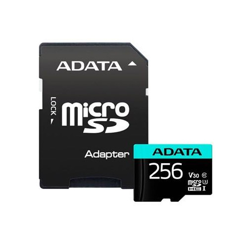 MEMORY MICRO SDXC 256GB W/AD./AUSDX256GUI3V30SA2-RA1 ADATA-11070386