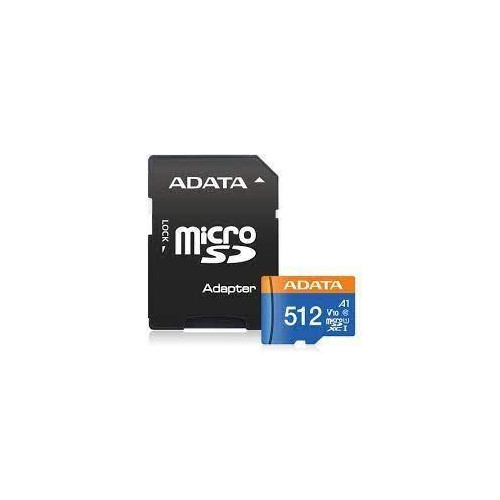 MEMORY MICRO SDXC 512GB W/AD./AUSDX512GUICL10A1-RA1 ADATA-11070404
