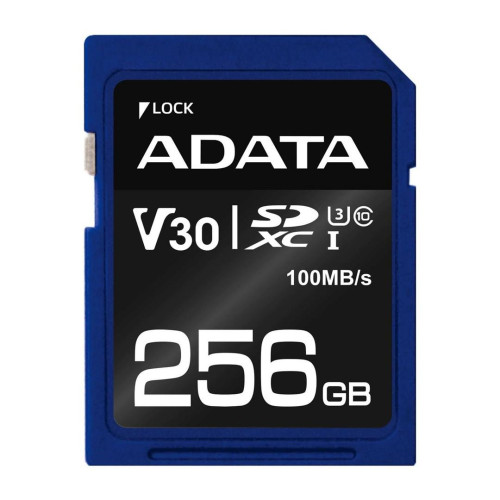 MEMORY SDXC 256GB V30/ASDX256GUI3V30S-R ADATA-11070405