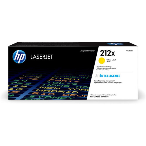 HP 212X Oryginalny wkład z żółtym tonerem LaserJet o wysokiej wydajności-11074605