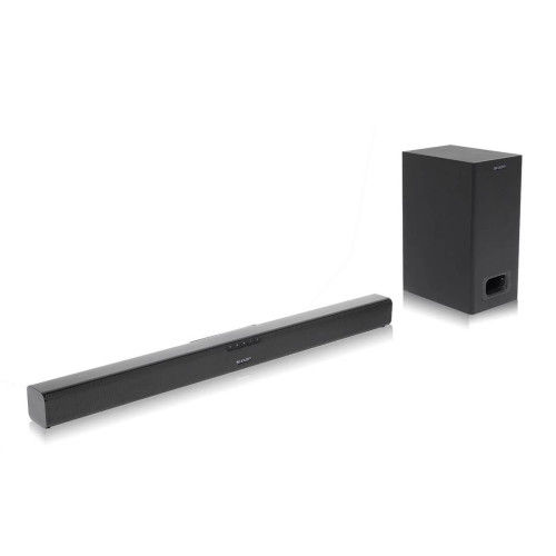 Sharp | HT-SBW110 2.1 Slim Soundbar | AUX in | Bluetooth | Black | W | No | Wireless connection-11084156