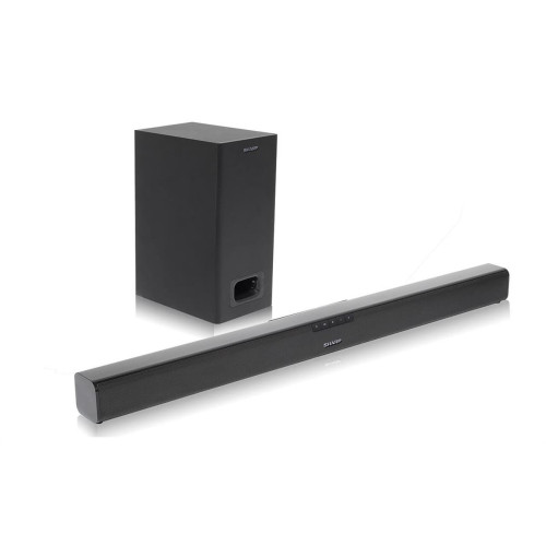 Sharp | HT-SBW110 2.1 Slim Soundbar | AUX in | Bluetooth | Black | W | No | Wireless connection-11084157