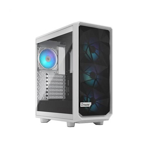 Fractal Design | Meshify 2 Compact RGB | Side window | White TG Clear | Mid-Tower | Power supply included No | ATX-11089