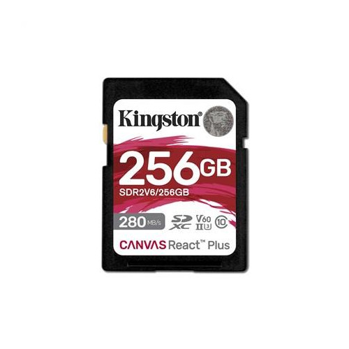 Kingston Canvas React Plus | 256 GB | SD | Flash memory class 10-11090614