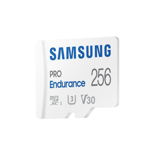 Samsung | PRO Endurance | MB-MJ256KA/EU | 256 GB | MicroSD Memory Card | Flash memory class U3, V30, Class 10 | SD adapter-11090624