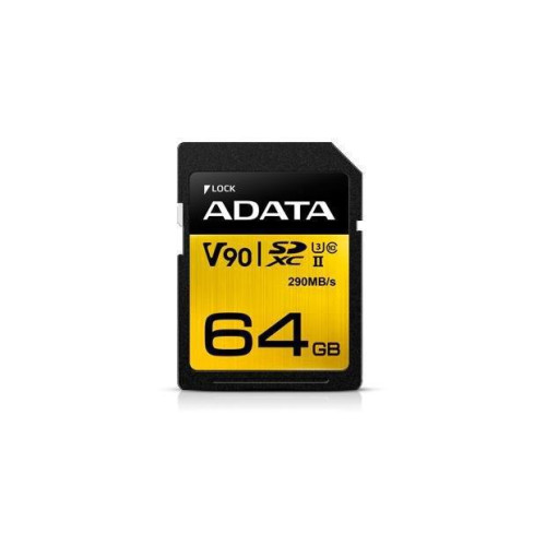 ADATA | Premier ONE | UHS-II U3 | 64 GB | SDXC | Flash memory class 10-11090672