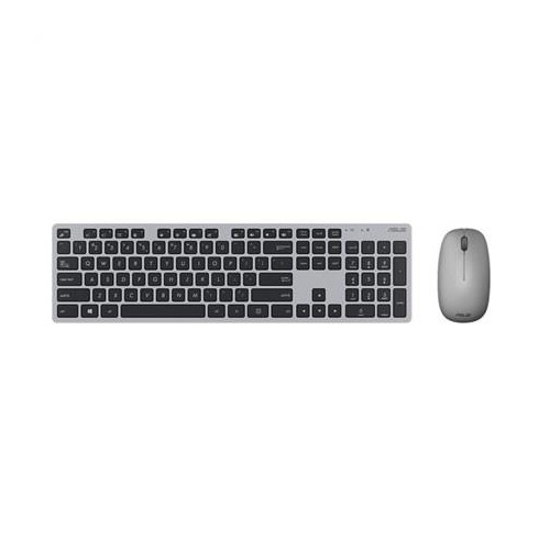 Asus | Grey | W5000 | Keyboard and Mouse Set | Wireless | Mouse included | RU | Grey | 460 g-11091257