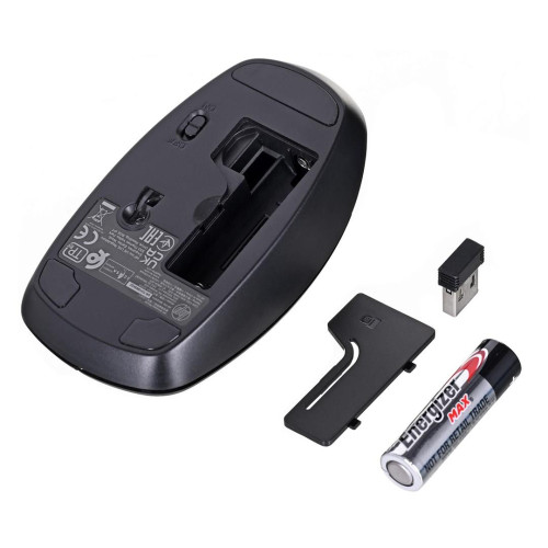 Zestaw klawiatura + mysz HP 230 Wireless Mouse and Keyboard Combo bezprzewodowe czarne 18H24AA-11091267