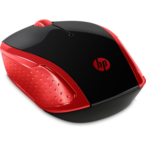 Mysz HP Wireless Mouse 200 Empress Red bezprzewodowa czerwono-czarna 2HU82AA-11091408