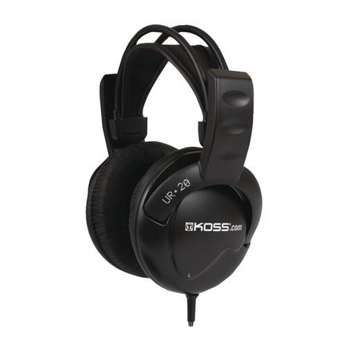 Koss | UR20 | Headphones DJ Style | Wired | On-Ear | Noise canceling | Black-11091519
