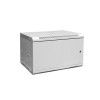 Szafa wisząca jednosekcyjna 19 6U 368/600/450mm, drzwi metalowe, szara (RAL7035), zmontowana-1117523