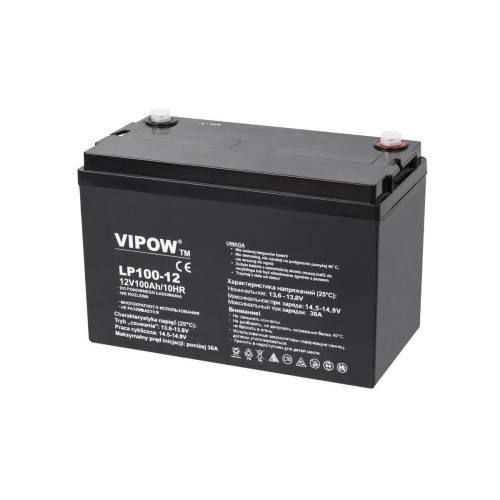 Akumulator żelowy VIPOW 12V 100Ah-11153157