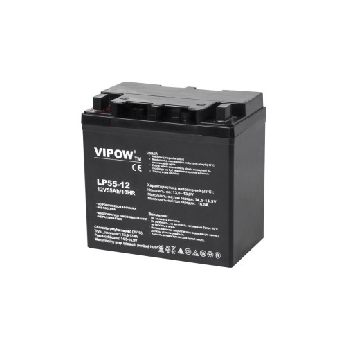 Akumulator żelowy VIPOW 12V 55Ah-11153159