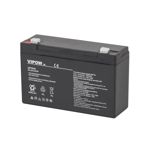 Akumulator żelowy VIPOW 6V 12Ah-11153170