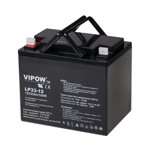 Akumulator żelowy VIPOW 12V 33Ah-11153177