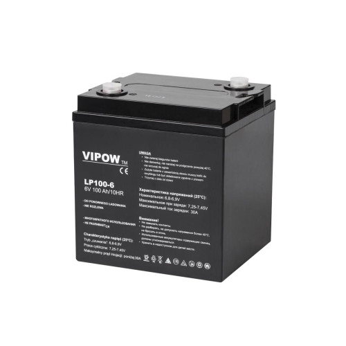Akumulator żelowy VIPOW 6V 100Ah-11153191