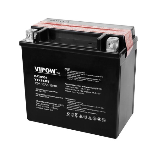 Akumulator VIPOW typu MC do motocykli 12V 12Ah-11153192