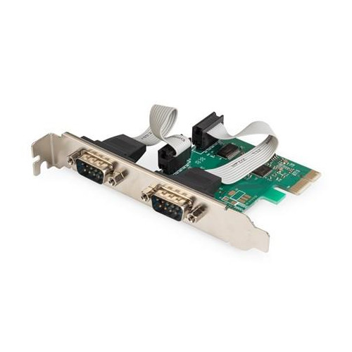 Kontroler RS232 PCI Express 2xDB9Low Profile, Chipset: AX99100-11161334