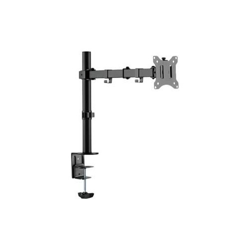 Uchwyt biurkowy pojedynczy (zacisk) 1xLCD max. 32"max. 8kg uchylno-obrotowy