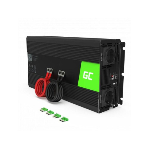 GREEN CELL PRZETWORNICA INV21 24V-230V 3000W/6000W CZYSTA SINUSOIDA-11171222