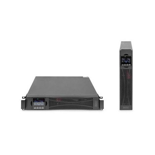 Zasilacz awaryjny UPS Online Rack 19" LCD 3kVA/3kW6x12V/9Ah 8xC13 1xC19/C20 USB RS232 RJ45 GŁ.600mm-11171385