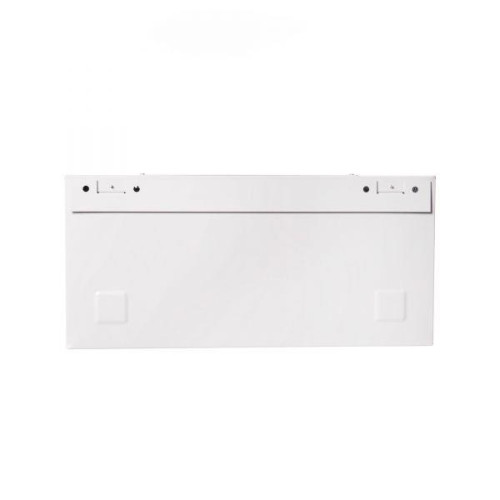 Szafa wisząca jednosekcyjna 19 4U 279/600/450mm, drzwi szklane, szara (RAL 7035), zmontowana-1117422