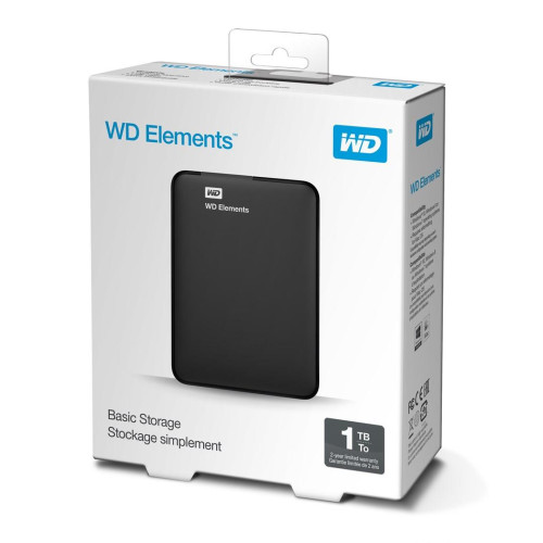 Dysk zewnętrzny HDD WD Elements (1TB; 2.5