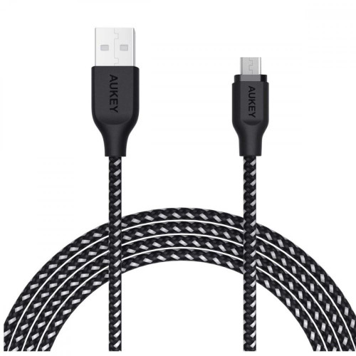 CB-AM1 nylonowy kabel Quick Charge micro USB-USB | 1.2m | 480 Mbps-1119728