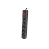 Listwa zasilająca R5 3m 5x230V PL 10A Czarna-1120598