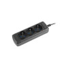 Listwa zasilająca Arcolor3 0.6m UPS 3X 230V PL IEC Czarna -1120625