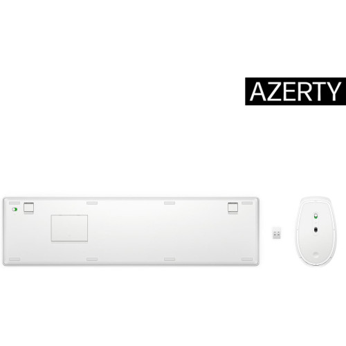 Zestaw klawiatura + mysz HP 650 Wireless Keyboard and Mouse Combo bezprzewodowe białe 4R016AA-11202542