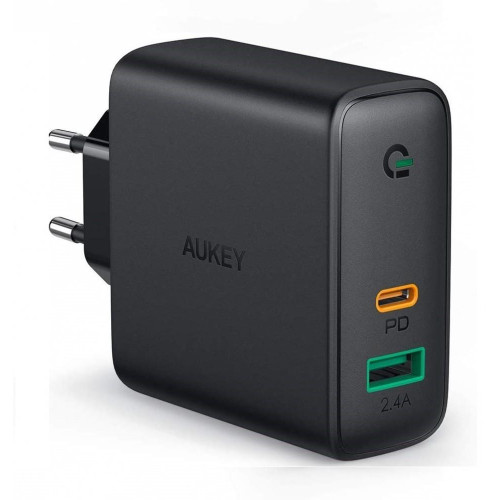 PA-D1 ładowarka sieciowa 2xUSB Power Delivery (1xUSB A+1xUSB C) 5.4A 30W Dynamic Detect-1120256