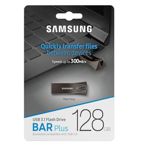 Pendrive BAR Plus USB3.1 128 GB Titan Gray-1120267